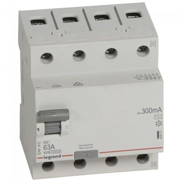 Chránič prúdový RX3 63A/300mA/4P/AC Legrand