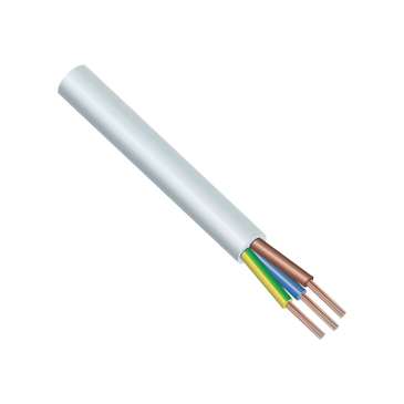 Kábel ohybný H05VV-F 3G1,5 PVC biely