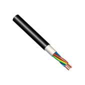 Kábel pevný CYKY-J 3x1,5 PVC čierny