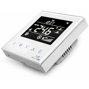 MCOHOME Fancoil termostat 2-potrubný biely Z-Wave Plus