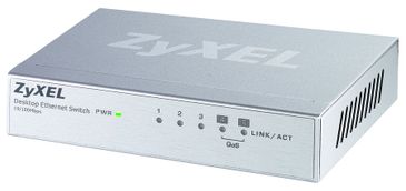 ZyXEL Desktop switch E-105A v2, 5-port 10/100Mbps